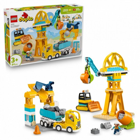 Duplo 10476 ehitusplats sõidukitega 3 ühes klotsid