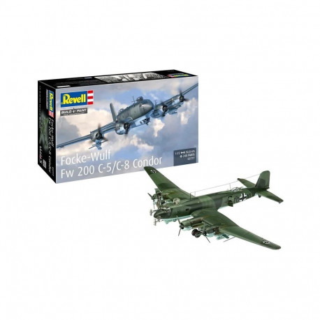 Plastikust mudellennuk focke-wulf fw 200 c-5/c-8