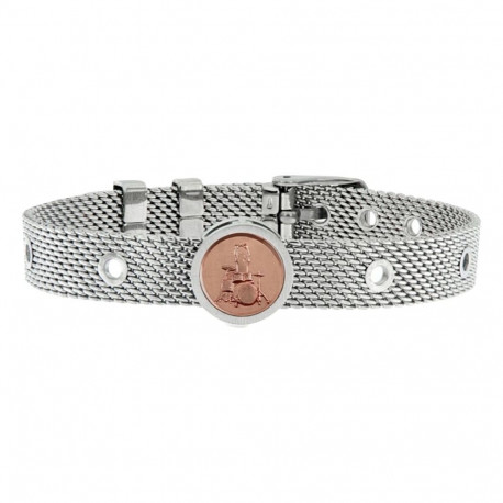 Unisex Bracelet Drummer Talent Jewels TJA-4-01-02-1-235 Silver