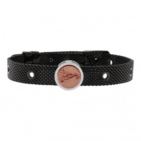 Unisex Bracelet Musician Talent Jewels TJA-4-11-02-2-235 Black