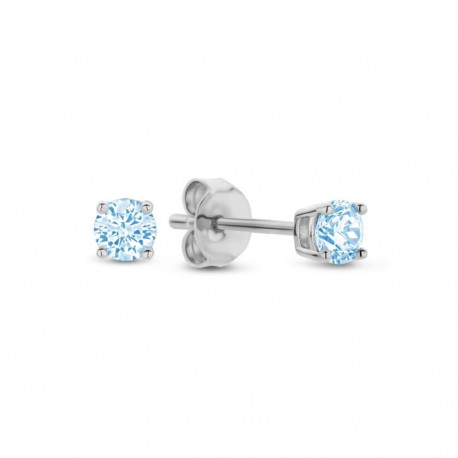 Naiste Kõrvarõngad New Bling 9NB-1151 Hõbedane Sinine