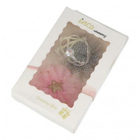 Crown Inca Cocodrilo Tul Y Corona En Cajita (2 pcs)