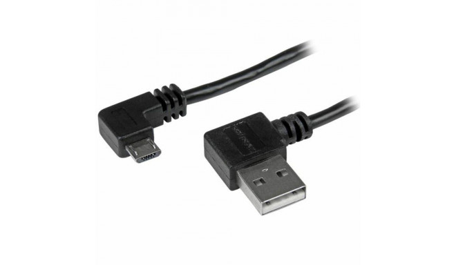 USB Cable to Micro USB Startech USB2AUB2RA1M         Black
