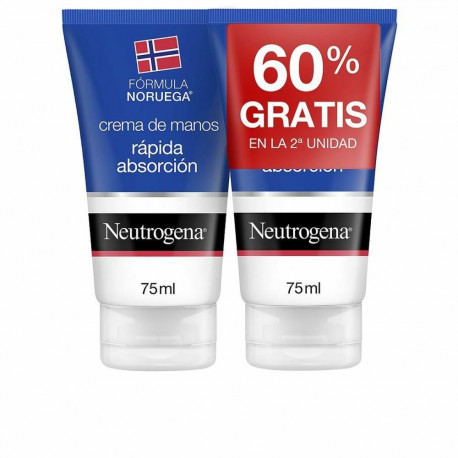 Kätekreem Neutrogena hetktõmmis Imendumine (2 x 75 ml)