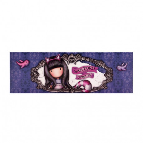 Reisikott Gorjuss Cheshire cat Kast Lilla (20.2 x 4 x 7 cm)