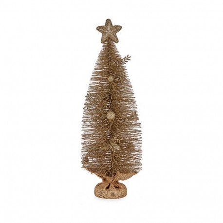 Christmas Tree with Star Krist+ FG20-19WS048 Champagne 23 x 14,5 x 46 cm