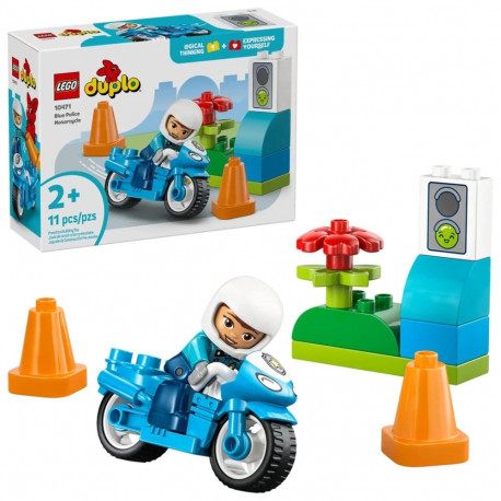 LEGO DUPLO 10471 sinine politsei mootorratas