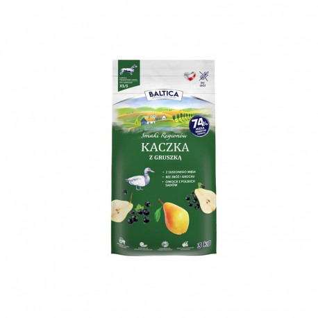 BALTICA Smaki regionów väikestele tõugudele part pirniga kuiv koeratoit 3kg