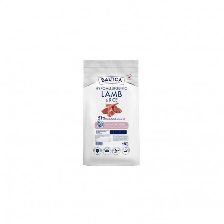 BALTICA Nutraceutic hüpoallergeenne L/XL lambaga ja riisiga kuiv koeratoit 12kg