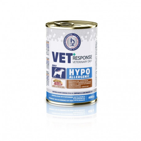 VET RESPONSE hüpoallergeenne pardiliha märg koeratoit 400g