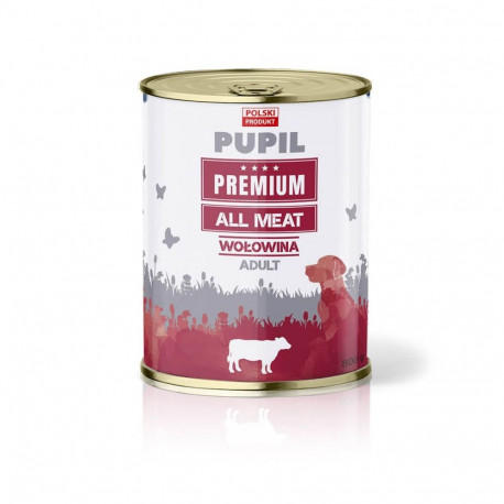 PUPIL Premium All Meat Beef - wet dog food - 800g