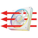 MODECOM VOLCANO LOOP 120 ARGB reverse ventilaator valge