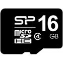 Silicon Power карта памяти SD micro 16ГБ SDHC Class 4 + USB адаптер