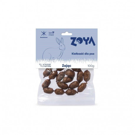 ZOYA Hare sausages - dog treat - 100g