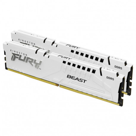 "KINGSTON 32GB 6000MT/s DDR5 CL36 DIMM Kit of 2 FURY Beast White EXPO"