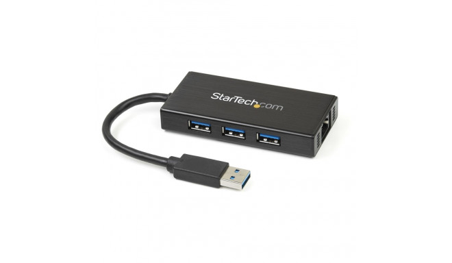 "StarTech PORTABLE USB 3.0 HUB W/ GBE"