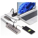 "StarTech 7-PT USB HUB W/ON/OFF SWITCHES"