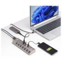 "StarTech 7-PT USB HUB W/ON/OFF SWITCHES"