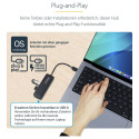 "StarTech 4-PORT USB-C HUB 5GBPS PORTABLE"