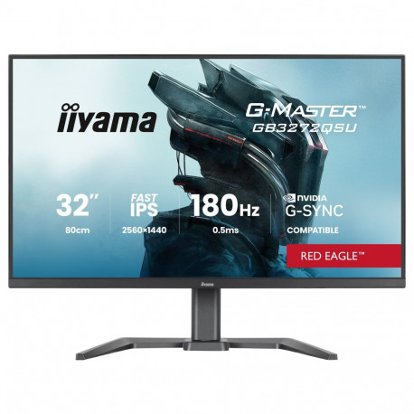 80,0 cm/31,5" (2560x1440) iiyama G-MASTER GB3272QSU-B1 16:9 IPS 0,5 ms 180 Hz HDMI ×2 DisplayPort US