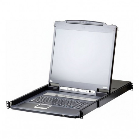 "ATEN CL5716iM LCD KVM Switch Over IP USB-PS/2.VGA 16-Ports Deutsch"