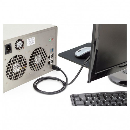 DIGITUS HDMI ühenduskaabel TypA 4K 60Hz Ethernet 5.0m