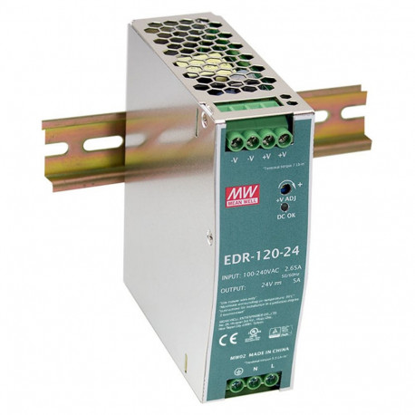 Tööstuslik toiteplokk POW-4841 48VDC 120W DIN-liistule PoE