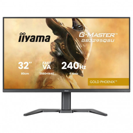 80,0 cm/31,5" (2560×1440) iiyama G-MASTER GB3295QSU-B1 16:9 Fast VA 0,4ms (MPRT) 240Hz HDMI 2.1 ×2 D