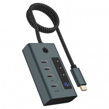 ICY BOX USB-C jaotur IB-HUB1454-C31 4-pordiline 4xUSB-C display