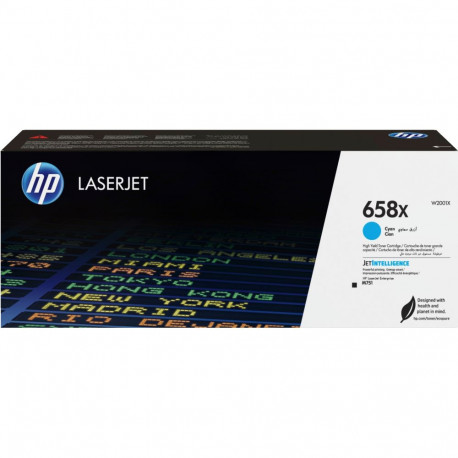 "HP Toner 658X W2001X Cyan"