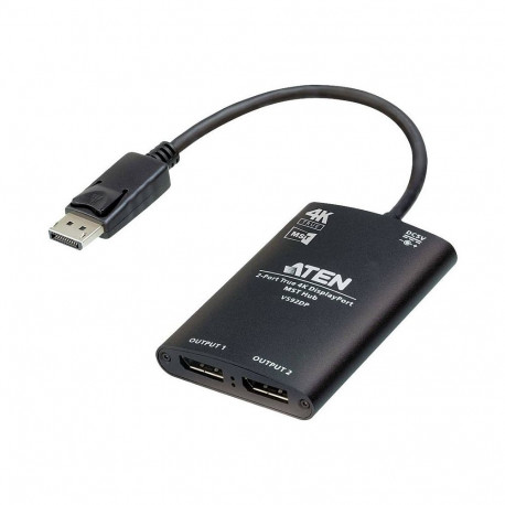 "ATEN VS92DP 2-Port True 4K DisplayPort Splitter mit MST Hub"