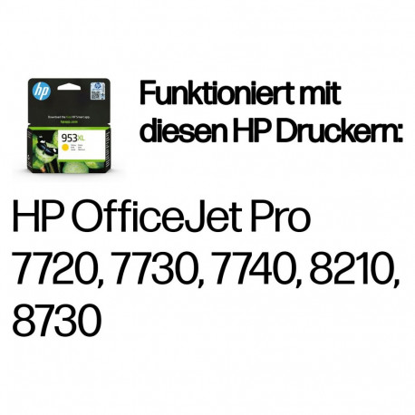 HP tindikassett 953XL, kollane