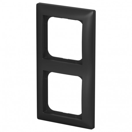 Busch Jaeger BJ 1722-915 2-osaline must matt katteraam - Busch-balance® SI 2CKA001725A1569