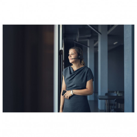 Epos Impact 500 MS UC ANC WL USB-C+A kahepoolne kõrvapealne Bluetooth-peakomplekt koos BT adapteriga