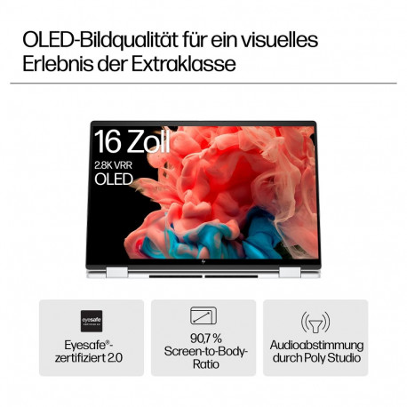 HP ENVY x360 16-tolline WUXGA IPS Core™ Ultra 7 155U 16GB/512GB SSD Win11 16-ac0473ng