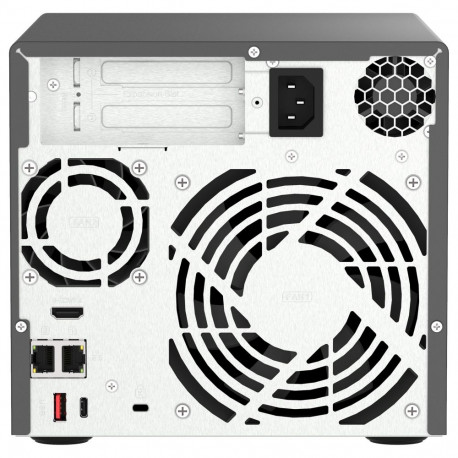 QNAP TVS-H474-PT-8G 4-bay QuTS hero võrgusalvesti Intel Pentium Gold G7400 kuni 3,7GHz 8GB SO-DIMM