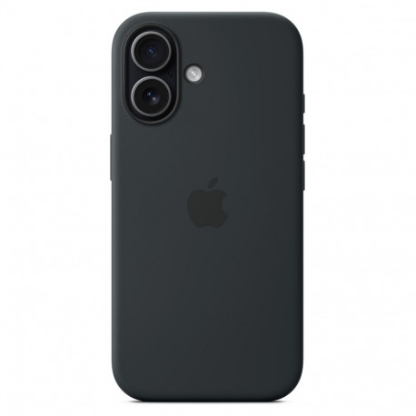 "Silikon Case iPhone 17 mit MagSafe (schwarz)"