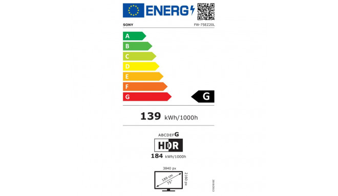 FW-75EZ20L 75-tolline LED 4K