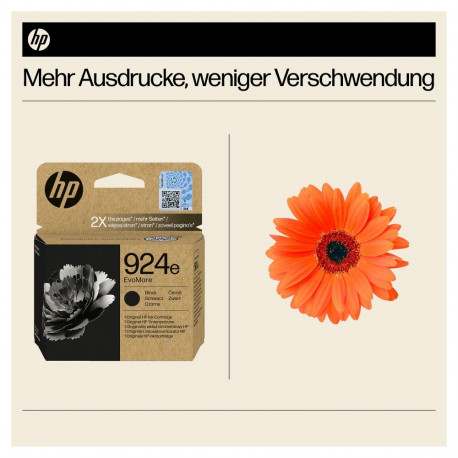 "HP 924e EvoMore Black Original Ink Cartridge"