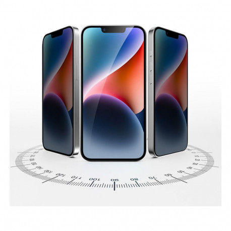 "4smarts Second Glass Privacy mit Montagerahmen iPhone 16e"