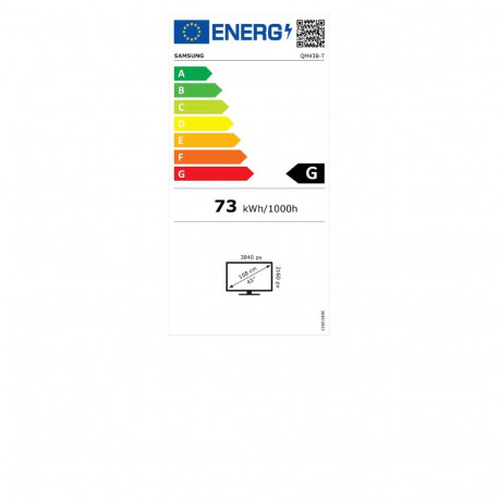 "Samsung Smart Signage QM43B-T 108.00cm(43"") PCAP"
