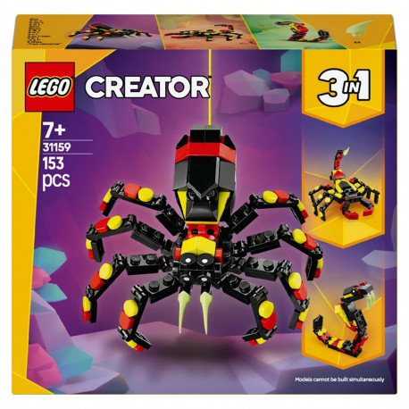 "LEGO 31159 Creator 3-in-1 Wilde Tiere: berraschungsspinne"