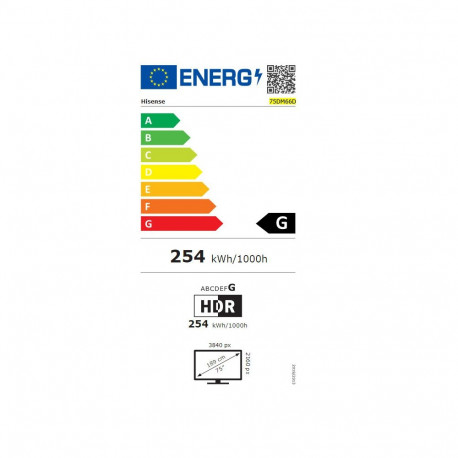 "Hisense 75 Zoll 4K UHD IPS Digital Signage Display - 24/7 Operation"