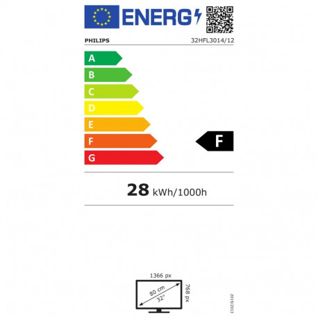Philips hotelliteleviisor 32HFL3014/12 81.0cm(32") EasySuite
