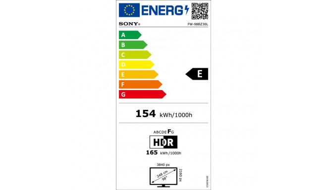 "SONY FW-98BZ30L"