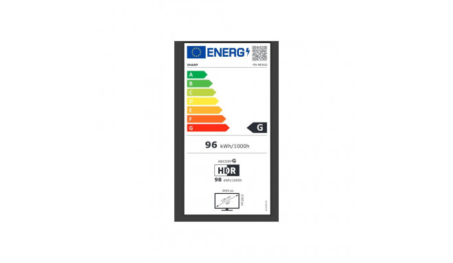 ME502 50-tolline LFD UHD 450cd/qm