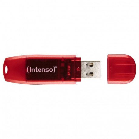Intenso 3502491 Rainbow Line 128GB USB 2.0 punane mälupulk