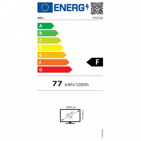 TFT P5525QC 54.64-tolline 8ms