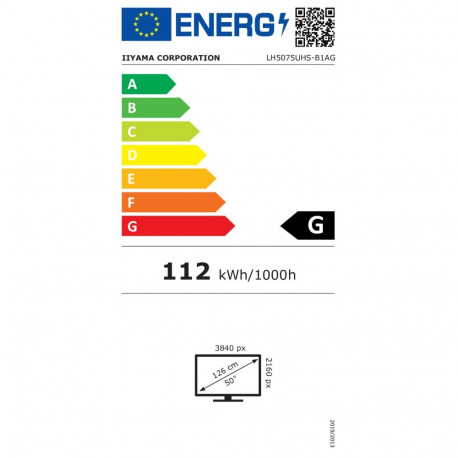 LH5075UHS-B1AG 50-tolline LCD UHD SDM