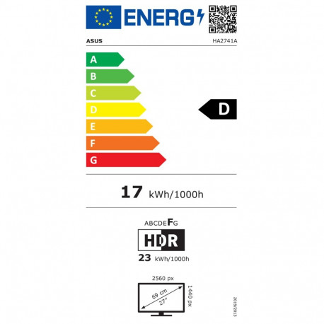 "ASUS Business HA2741A 68.57 cm 16:9 WQHD HDMI DP"